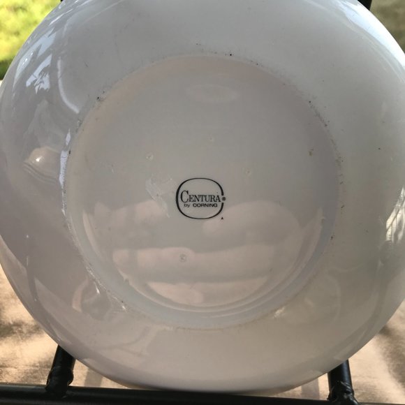 Centura by Corning Rare Blue Daisy Pattern Dessert Plate Vintage - Picture 3 of 3